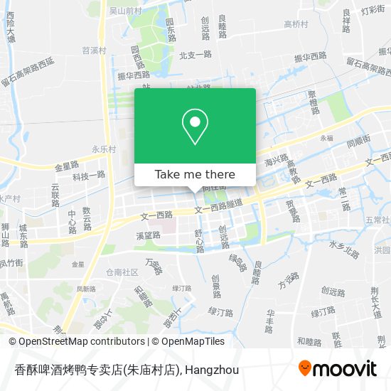 香酥啤酒烤鸭专卖店(朱庙村店) map