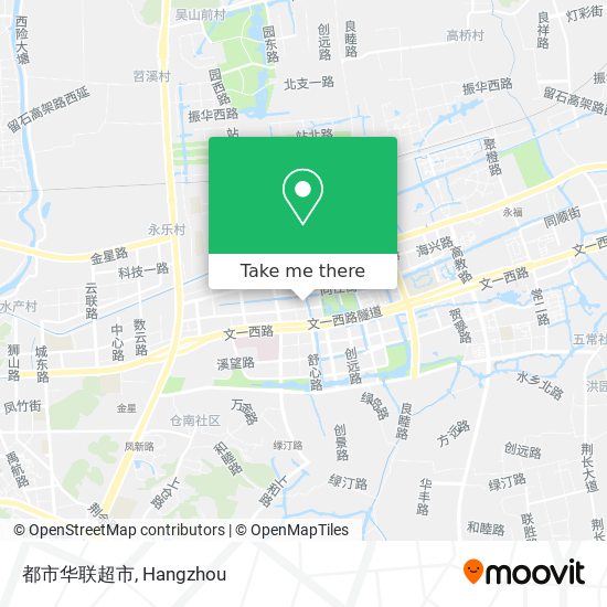 都市华联超市 map