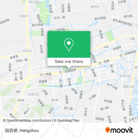 园西桥 map