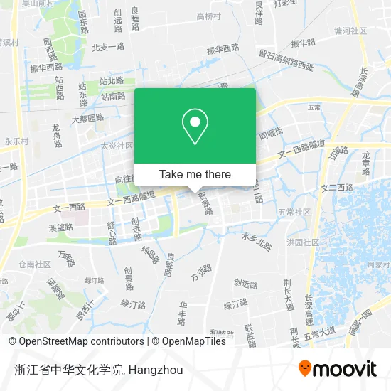浙江省中华文化学院 map