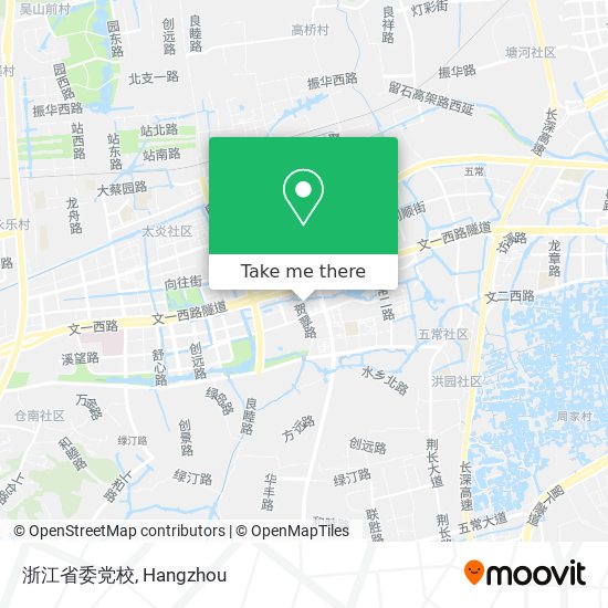 浙江省委党校 map