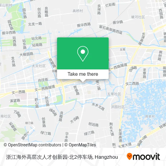 浙江海外高层次人才创新园-北2停车场 map