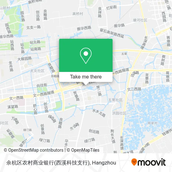 余杭区农村商业银行(西溪科技支行) map