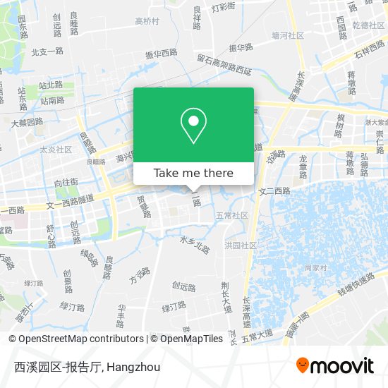西溪园区-报告厅 map