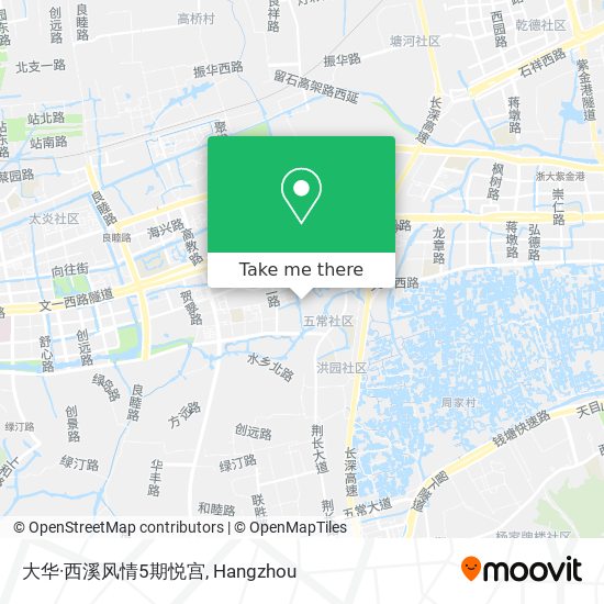 大华·西溪风情5期悦宫 map