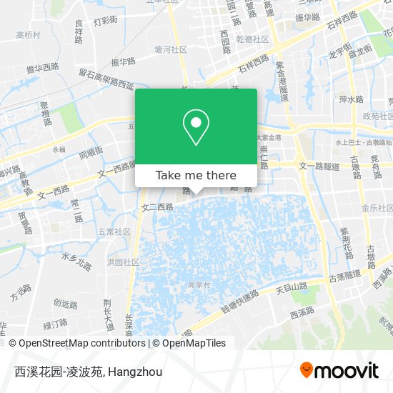 西溪花园-凌波苑 map