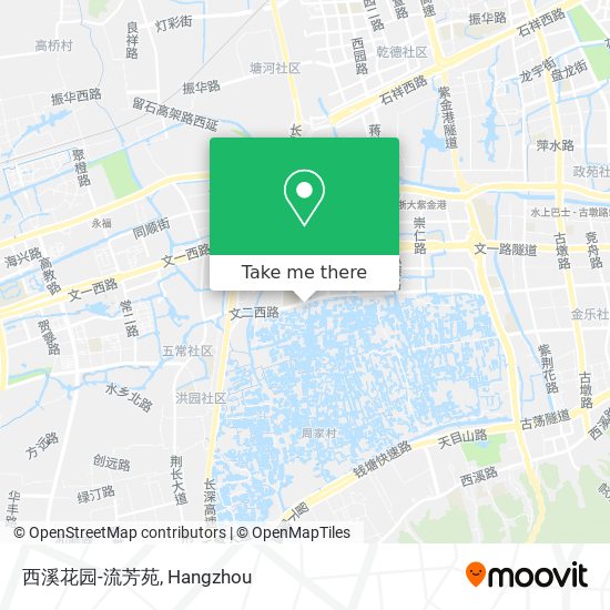 西溪花园-流芳苑 map