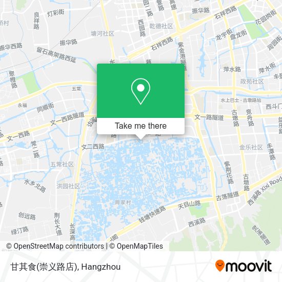 甘其食(崇义路店) map