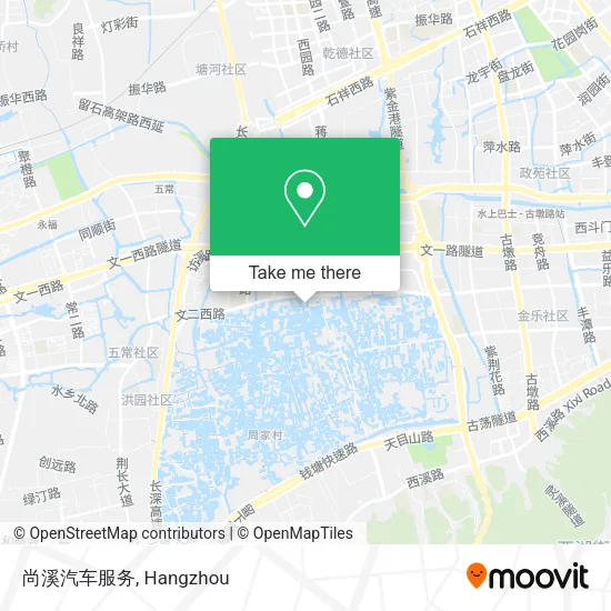 尚溪汽车服务 map