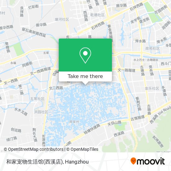 和家宠物生活馆(西溪店) map