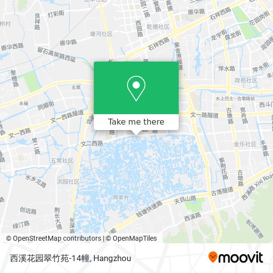 西溪花园翠竹苑-14幢 map