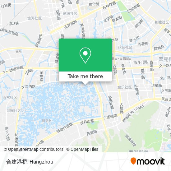 合建港桥 map