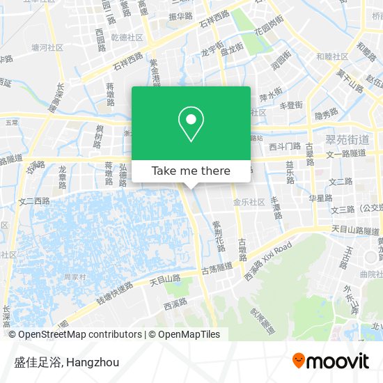 盛佳足浴 map