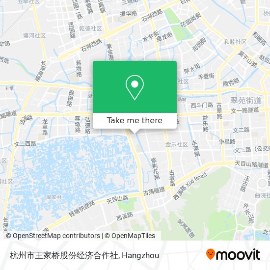 杭州市王家桥股份经济合作社 map
