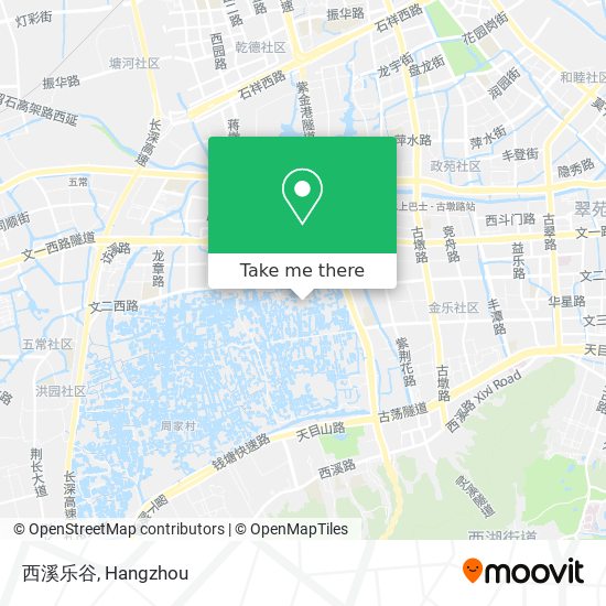 西溪乐谷 map