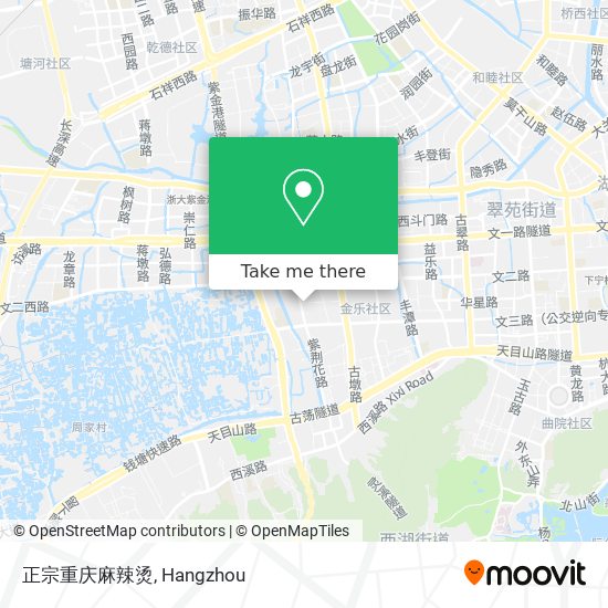 正宗重庆麻辣烫 map
