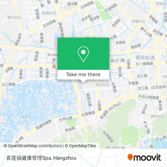 喜莲福健康管理Spa map