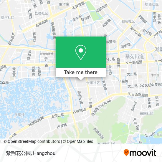 紫荆花公园 map