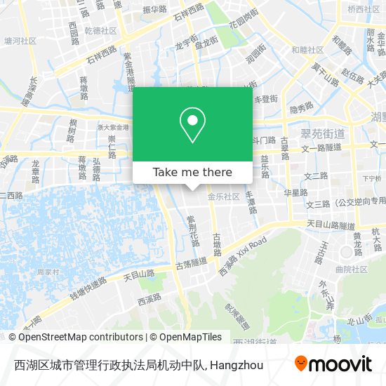 西湖区城市管理行政执法局机动中队 map