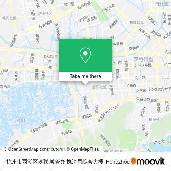 杭州市西湖区残联,城管办,执法局综合大楼 map