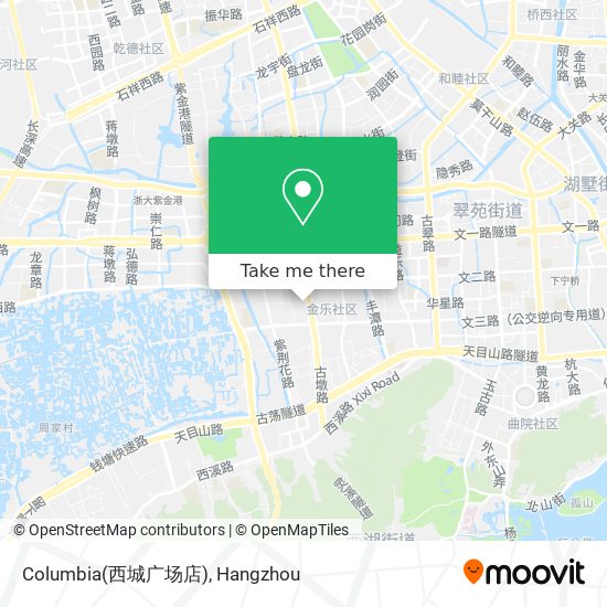 Columbia(西城广场店) map