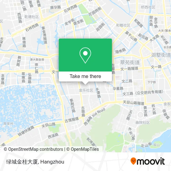 绿城金桂大厦 map