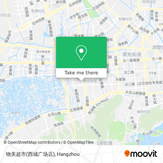物美超市(西城广场店) map
