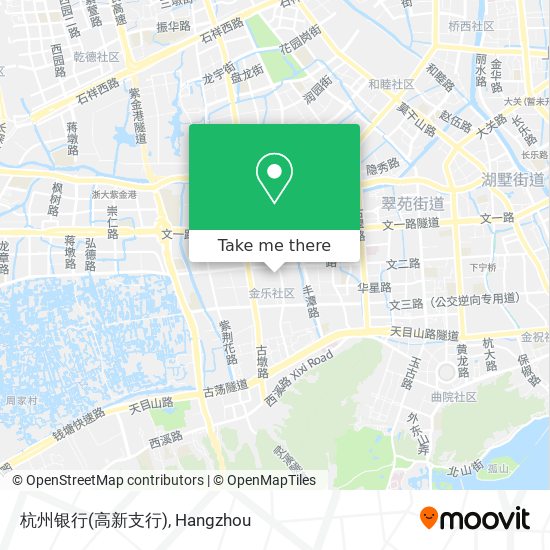 杭州银行(高新支行) map