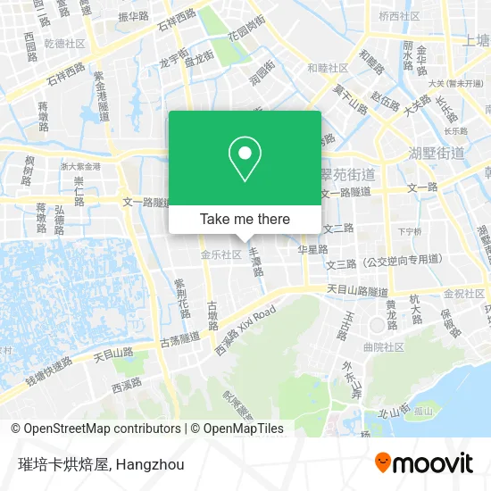 璀培卡烘焙屋 map