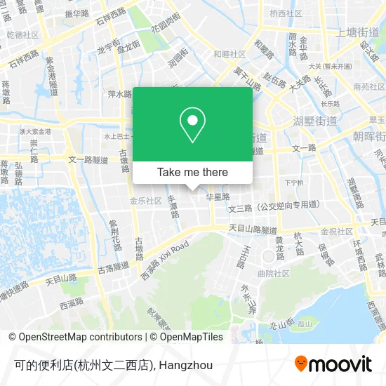 可的便利店(杭州文二西店) map