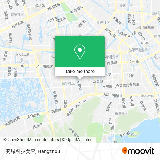 秀域科技美容 map