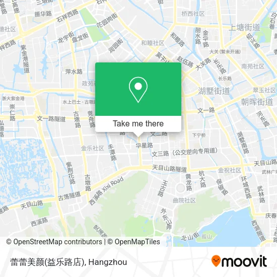 蕾蕾美颜(益乐路店) map