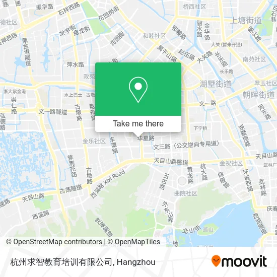 杭州求智教育培训有限公司 map
