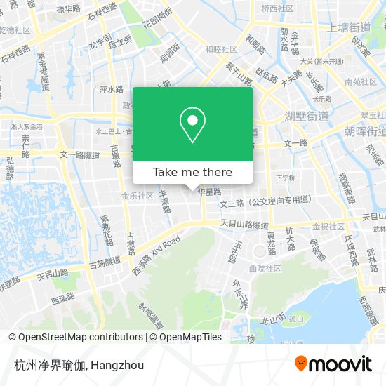 杭州净界瑜伽 map