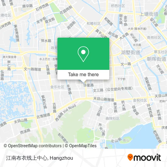 江南布衣线上中心 map