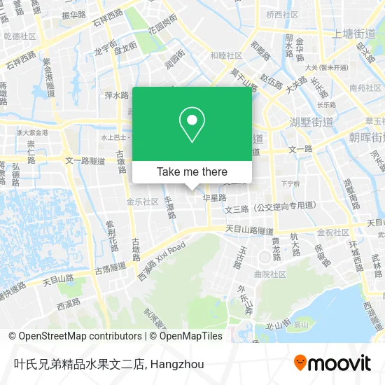 叶氏兄弟精品水果文二店 map