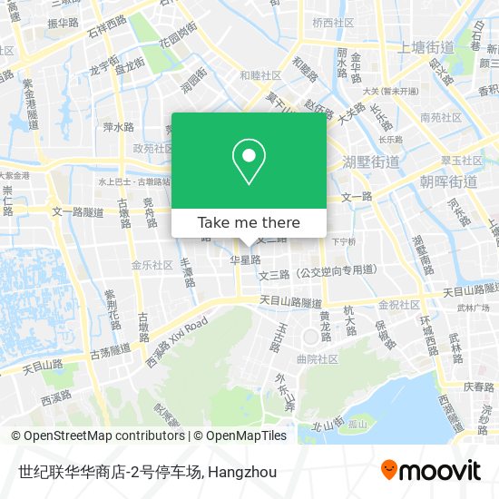 世纪联华华商店-2号停车场 map