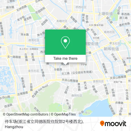 停车场(浙江省立同德医院住院部2号楼西北) map