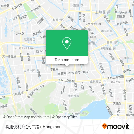 易捷便利店(文二路) map