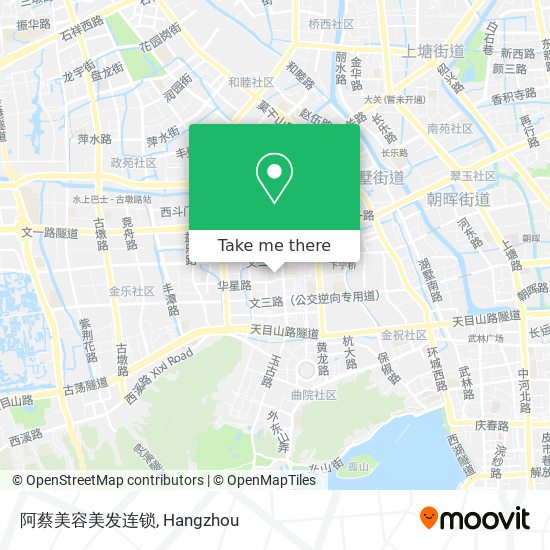 阿蔡美容美发连锁 map