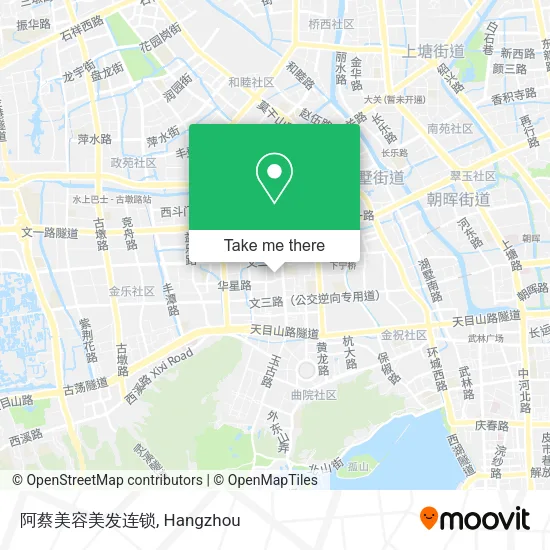 阿蔡美容美发连锁 map