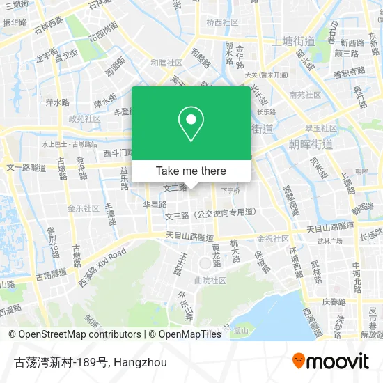 古荡湾新村-189号 map