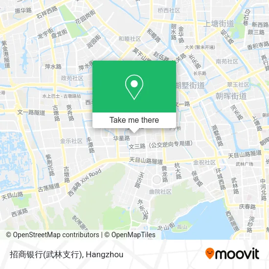 招商银行(武林支行) map