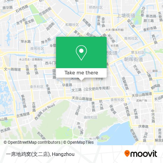 一席地鸡窝(文二店) map