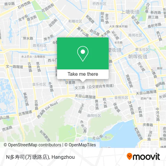 N多寿司(万塘路店) map