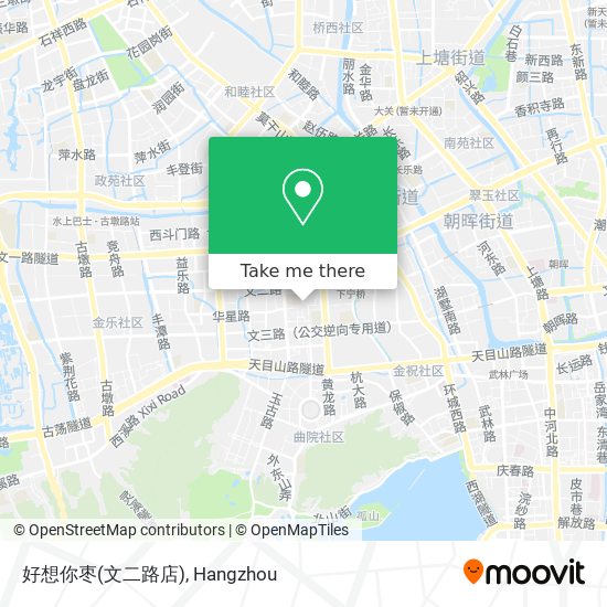 好想你枣(文二路店) map