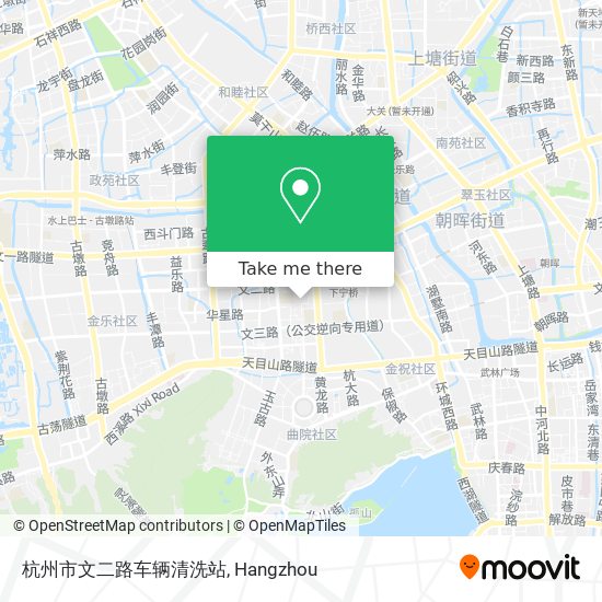 杭州市文二路车辆清洗站 map