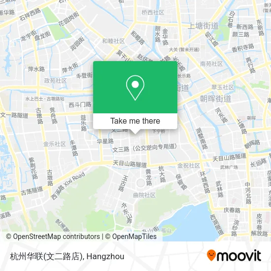 杭州华联(文二路店) map