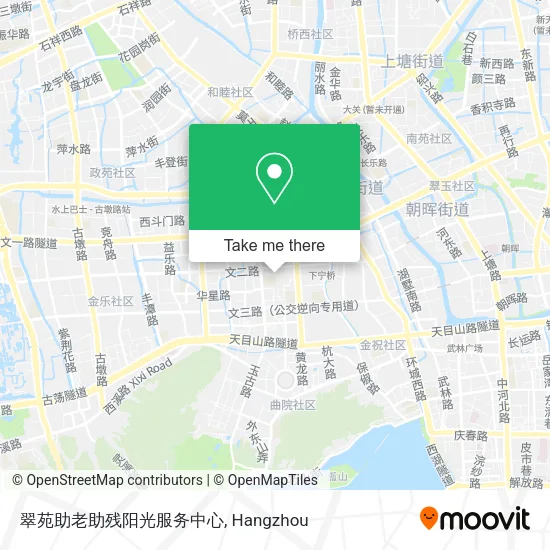 翠苑助老助残阳光服务中心 map