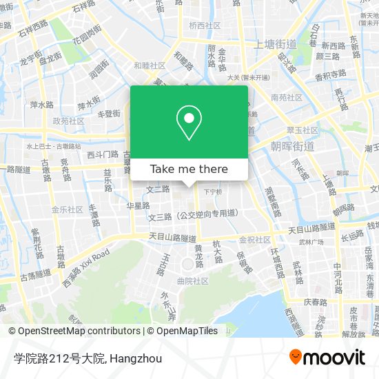 学院路212号大院 map